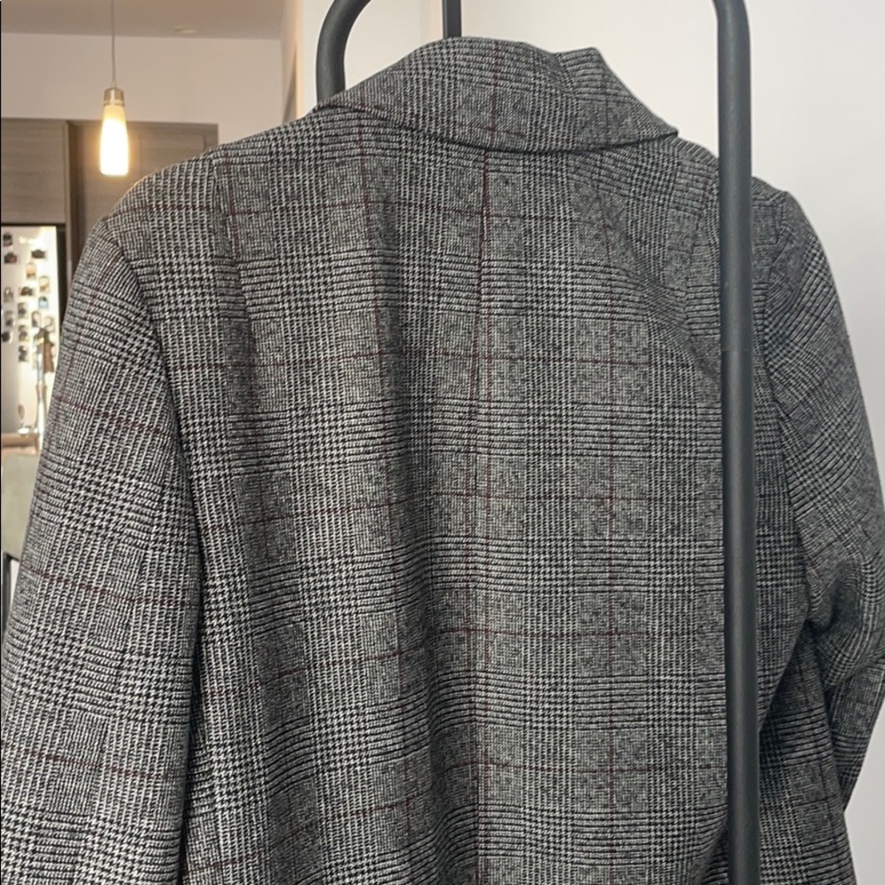 AllSaints checked blazer US 4